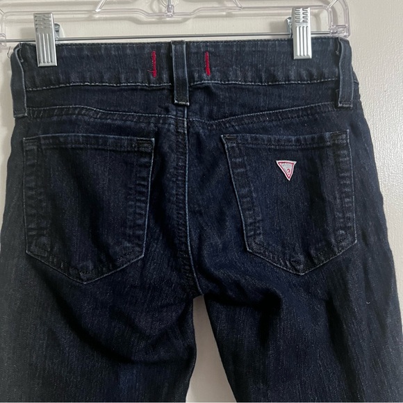 GUESS Dark Wash Sarah Medium Rise Skinny Jean - Size 24 - Picture 7 of 12